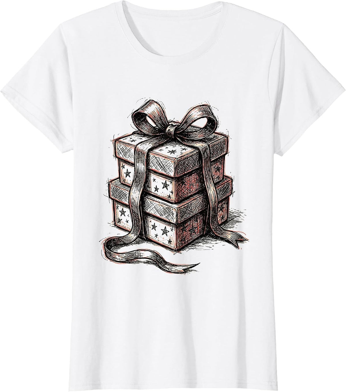 Third Grade Teacher Crayon Boxes Ribbon Graphic T-Shirt - White