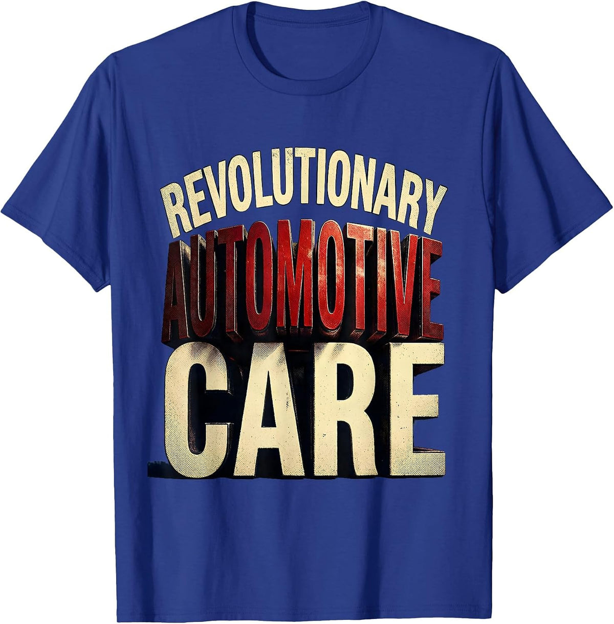 Men's Valley Forge Revolutionary Automotive Care Design T-Shirt - Royal Blue