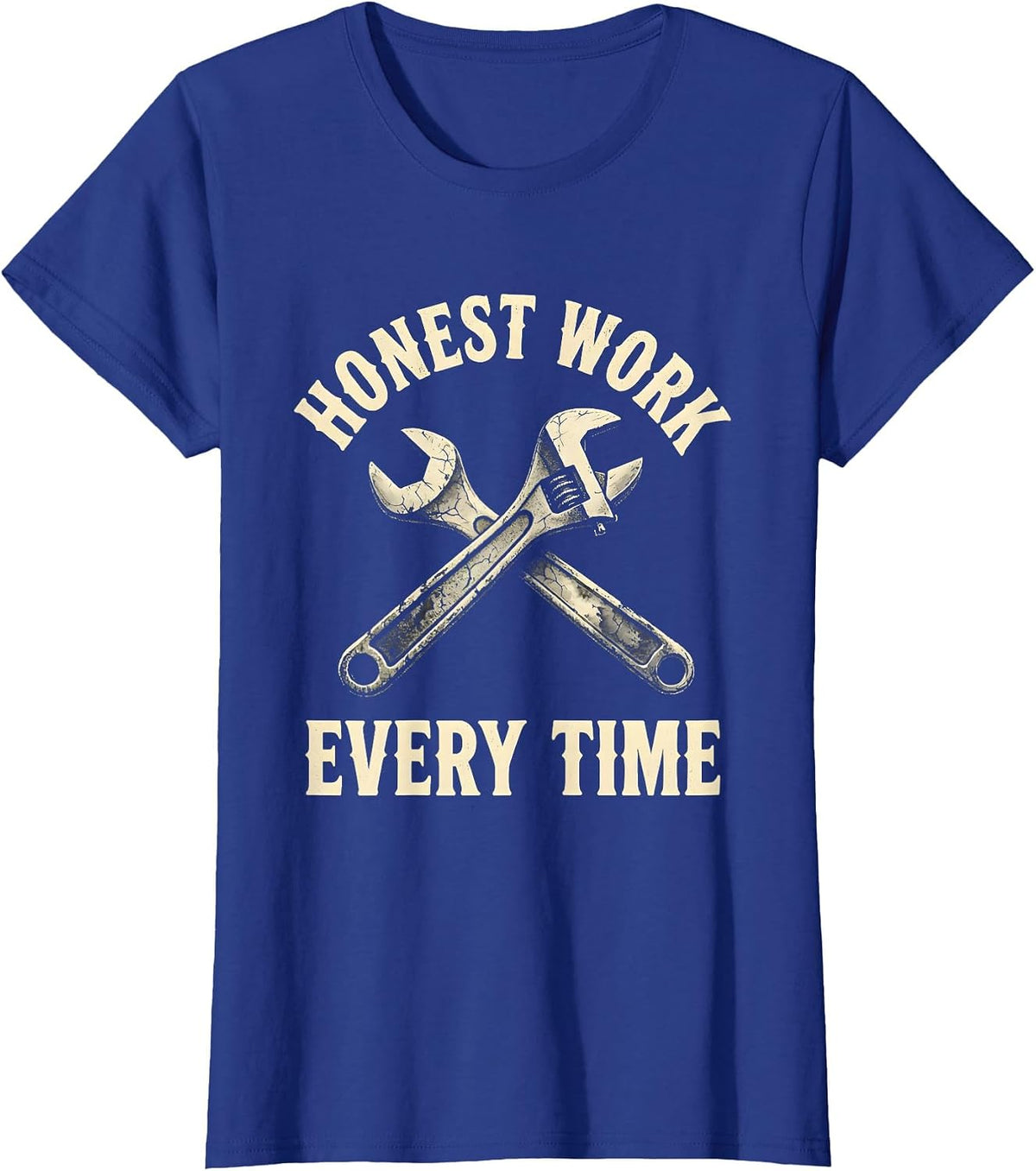 Women's Valley Forge Automotive Honest Work Every Time T-Shirt - Royal Blue