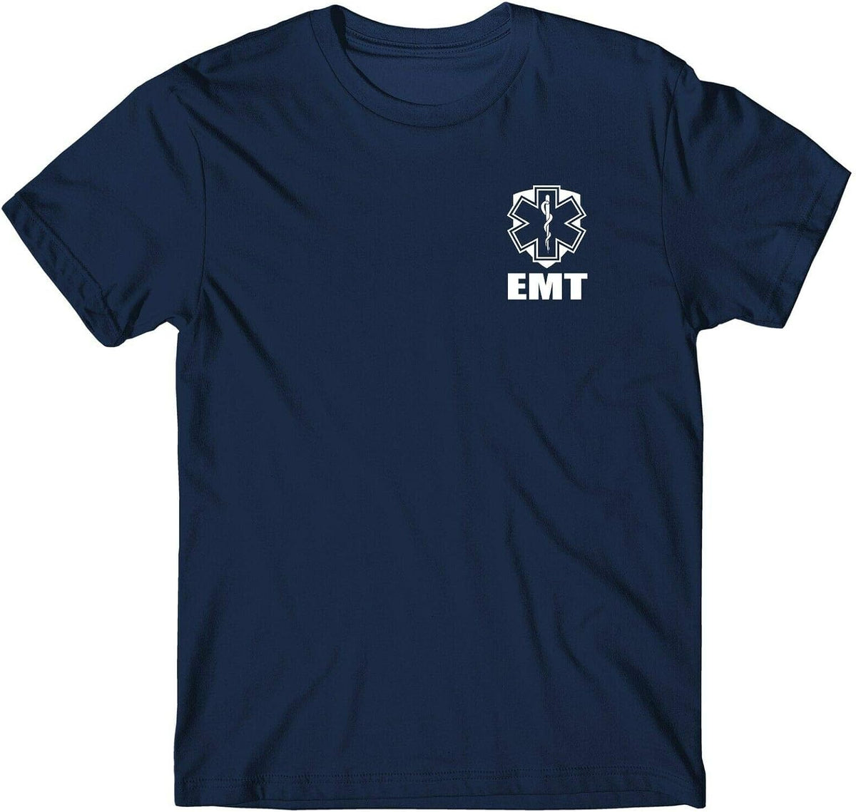 Smart People Clothing EMT DryBlend Tee, Emergency Medical Technician, First Responder Navy - As Pictured