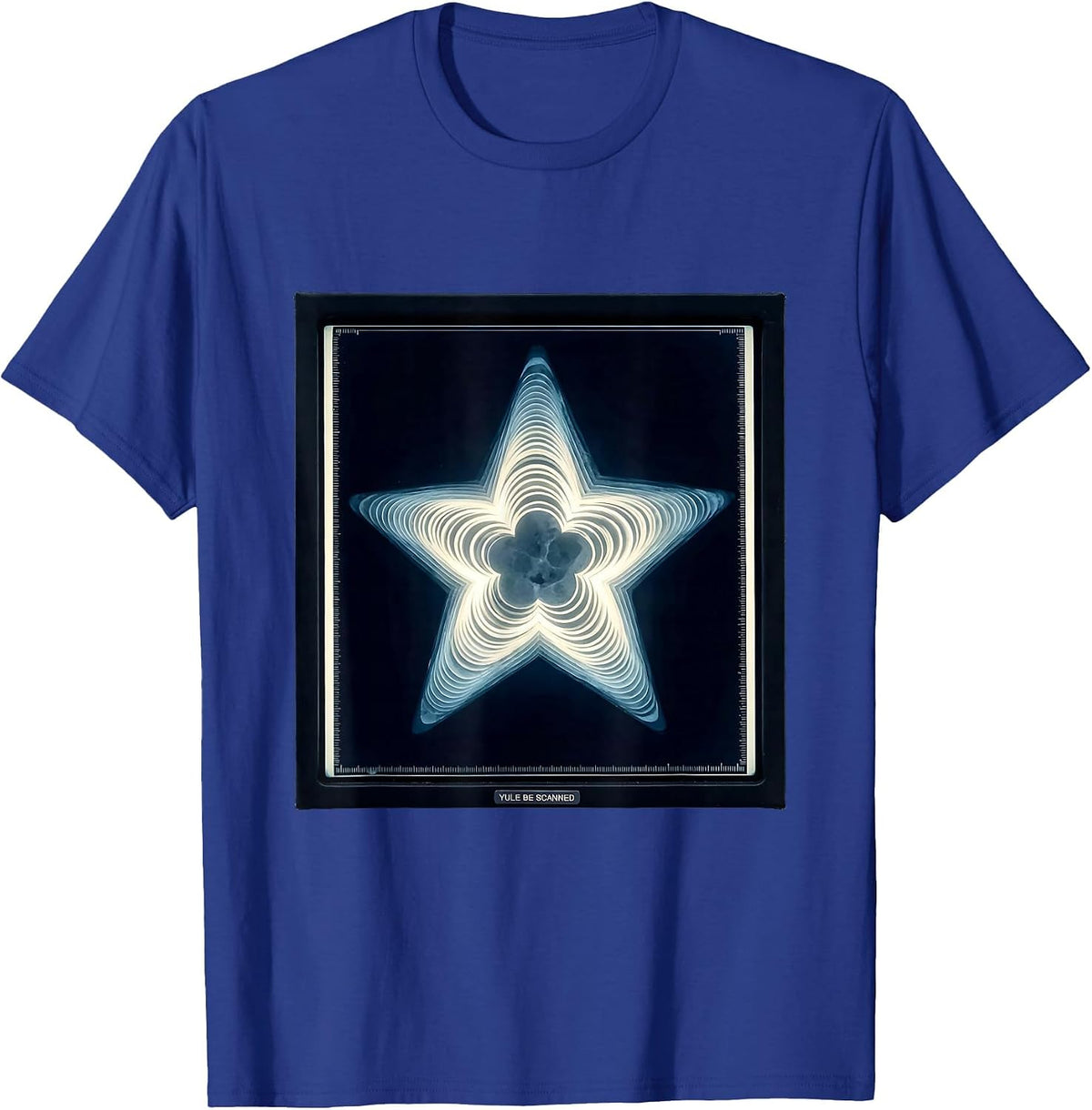 Yule Be Scanned Radiology Tech Christmas Humor Novelty T-Shirt - Royal Blue