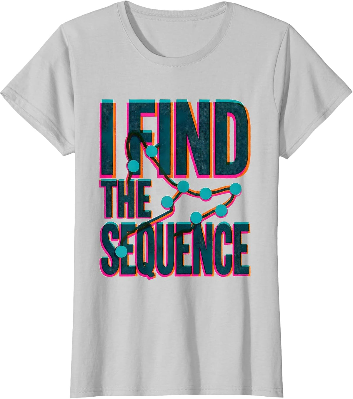 I Find The Sequence Funny Rock Climbing Bouldering Gift T-Shirt - Silver Grey