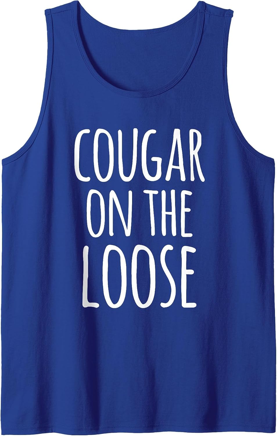 Cougar On The Loose Funny Cougar Mom Grandma Women Tank Top - Royal Blue