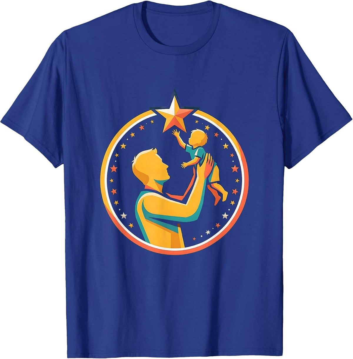 Men's Paraprofessional Reach for the Stars Graphic T-Shirt - Royal Blue