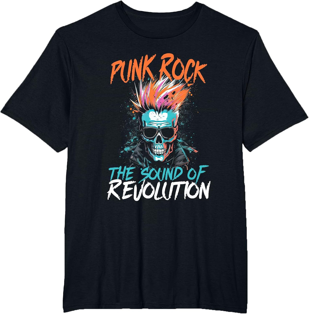 Band Rock The Sound of Revolution Alternative Emo Punk T-Shirt - Black
