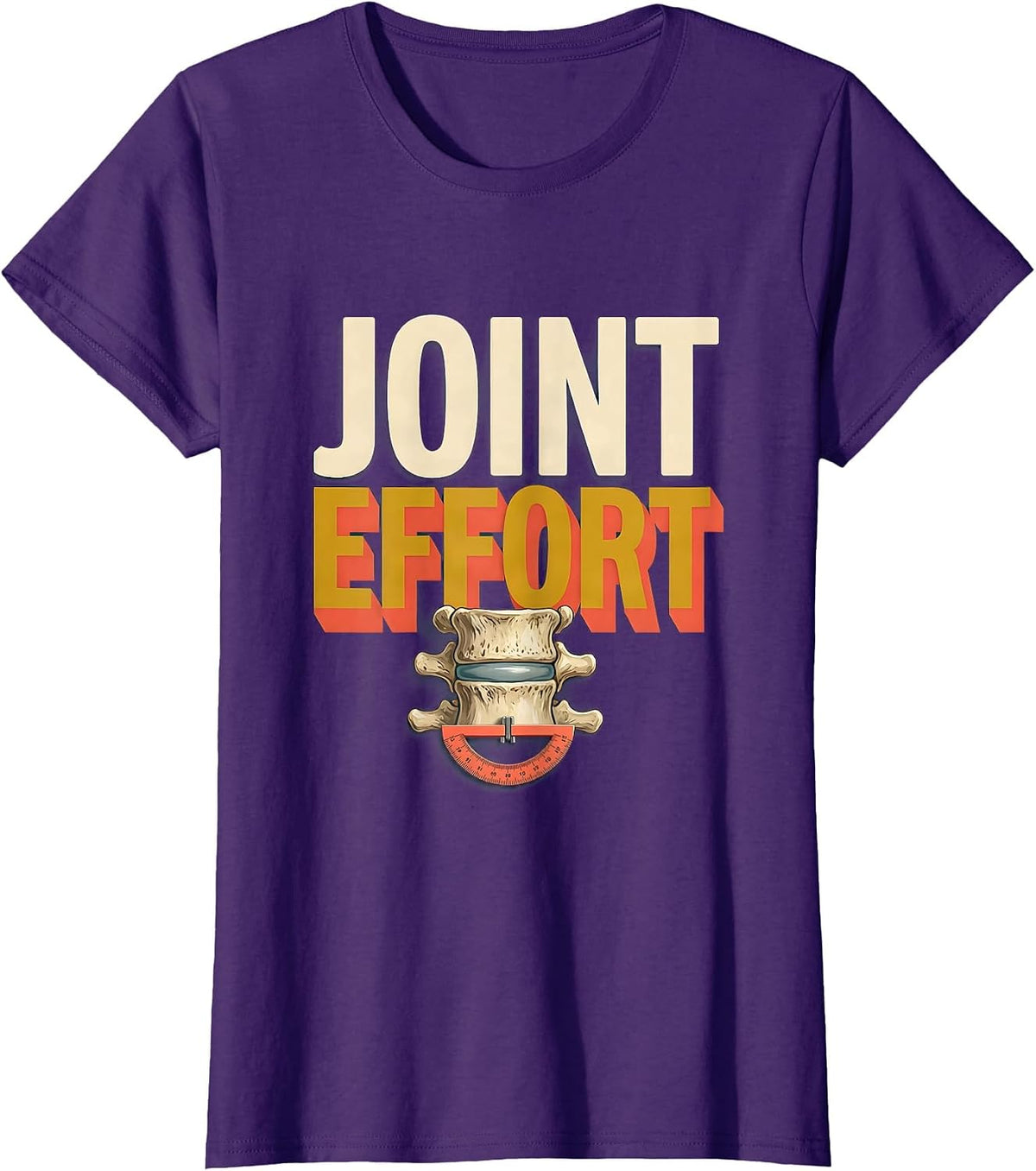 Women's Joint Effort Physical Therapist Occupational Therapist Rehab T-Shirt - Purple