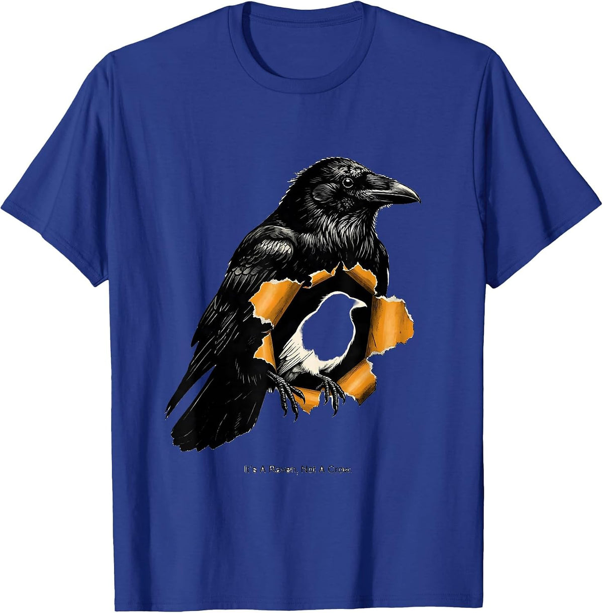 It's A Raven Not A Crow Dark Humor Bird Lover Gift T-Shirt - Royal Blue