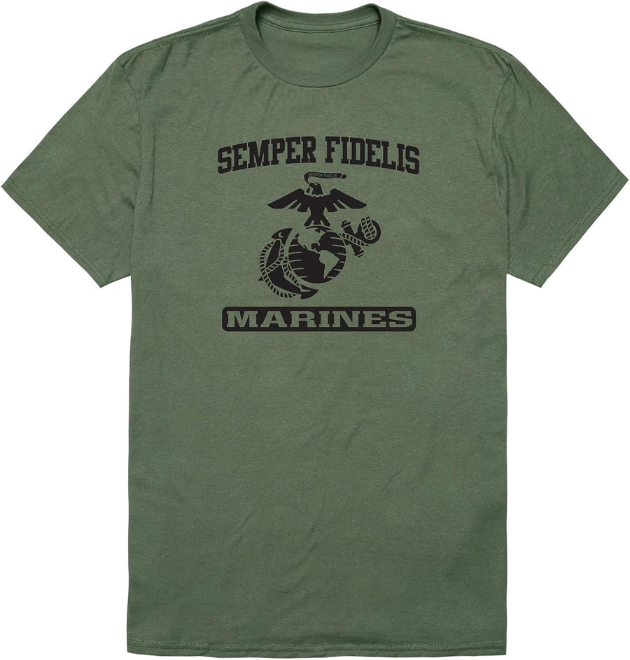 Rapiddominance Basic Licensed Military Tees - Olive