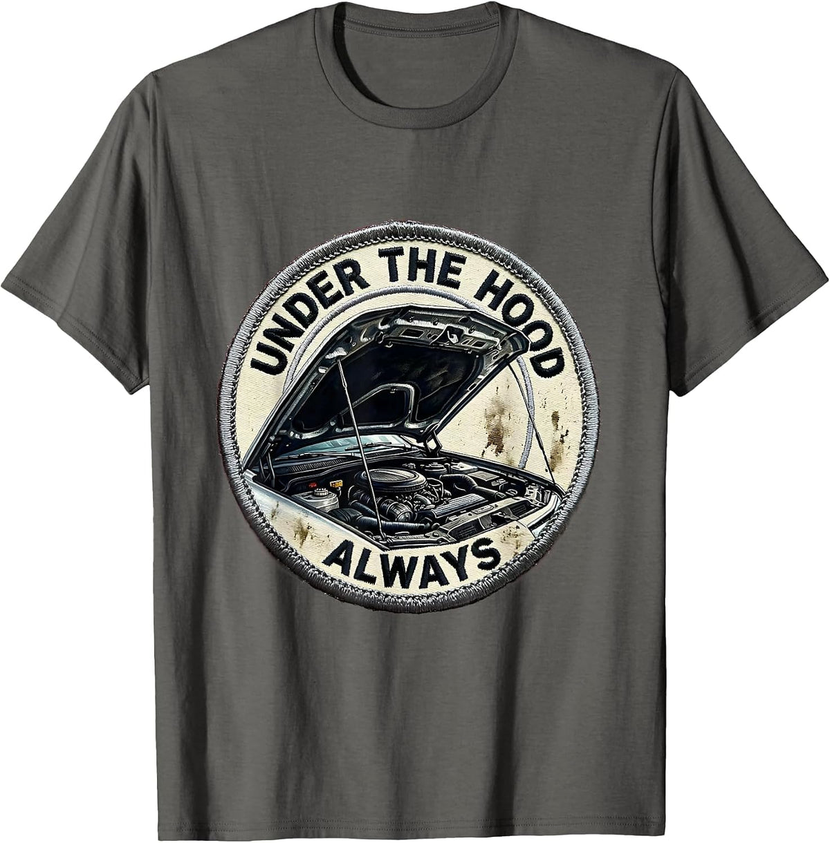 Valley Forge Automotive Under the Hood Always T-Shirt - Asphalt Grey