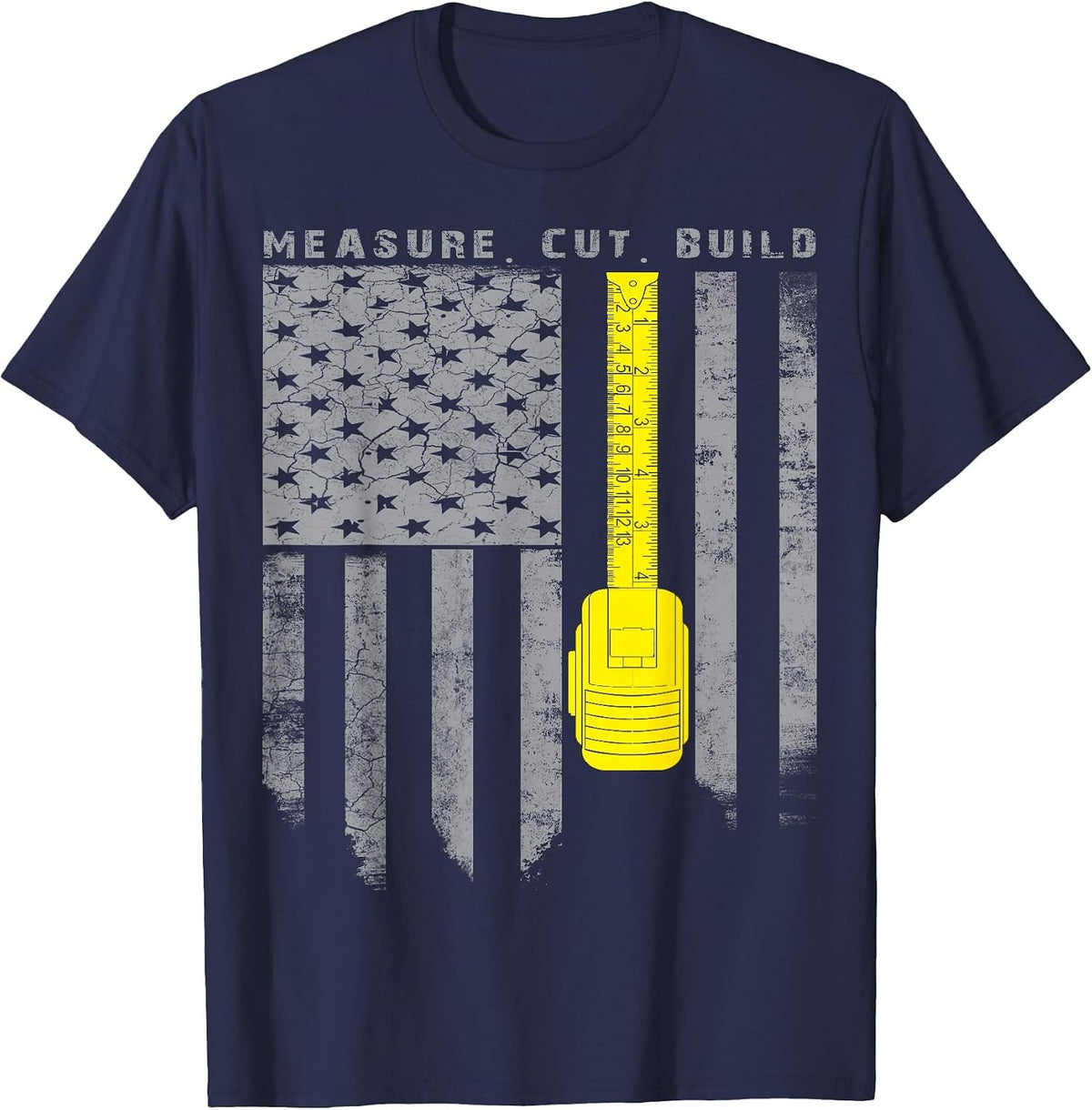 Funny Carpenter Shirts for Men T-Shirt - Navy Blue