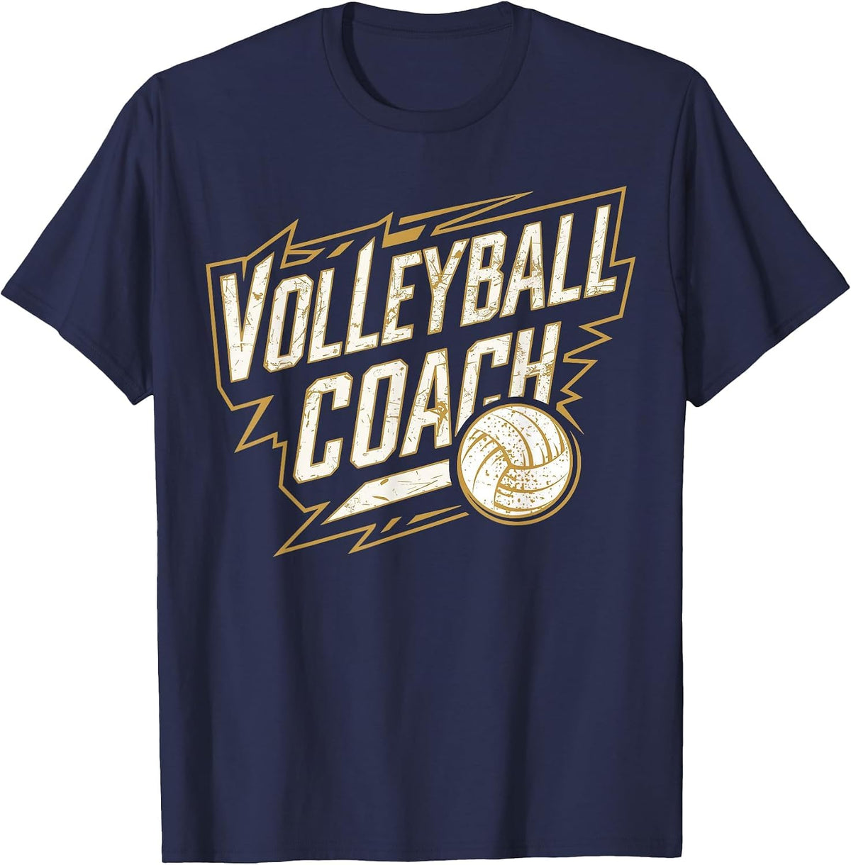 Volleyball Coach I Volleyball T-Shirt - Navy Blue
