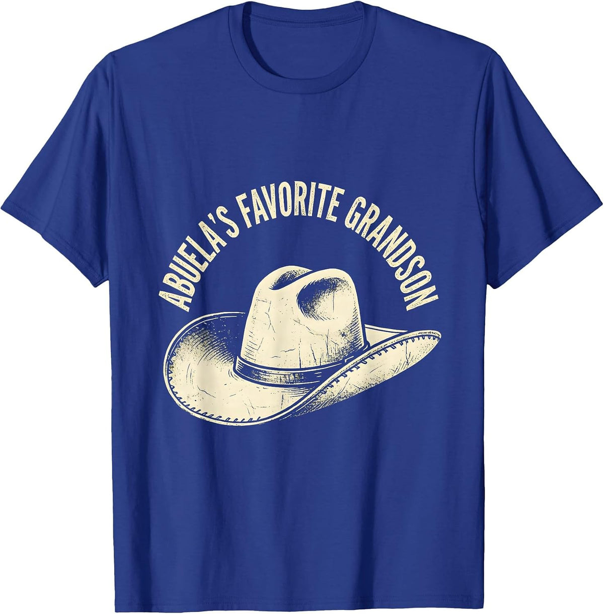 Abuela's Favorite Grandson Mexican Heritage Design T-Shirt - Royal Blue