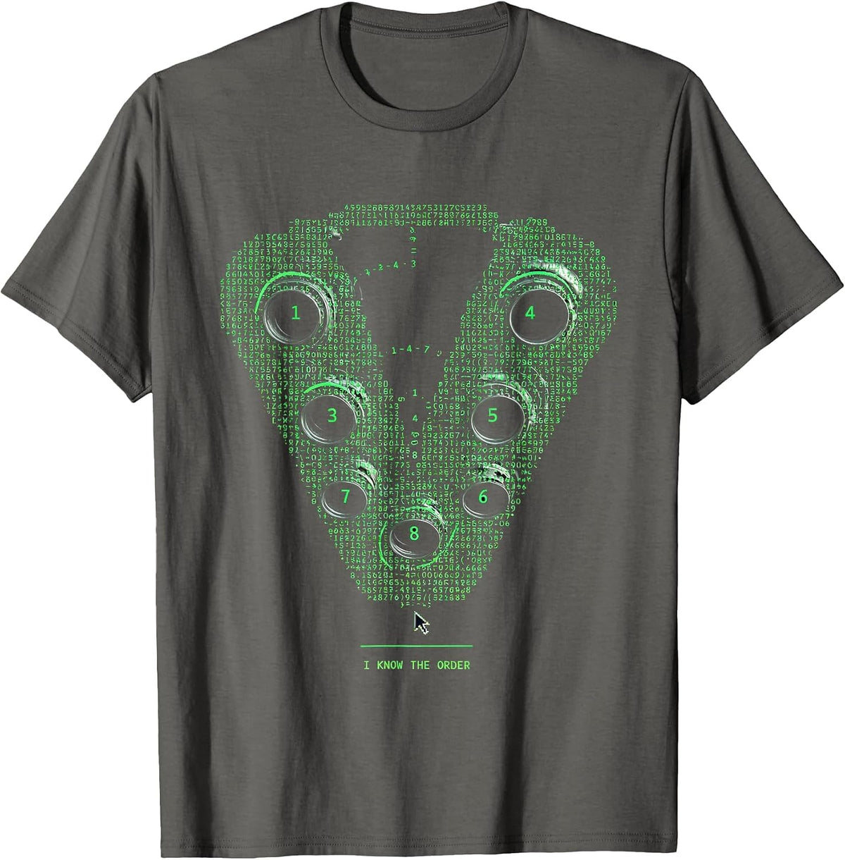 I know the order Funny Mechanic Garage Car Guy Humor T-Shirt - Asphalt Grey