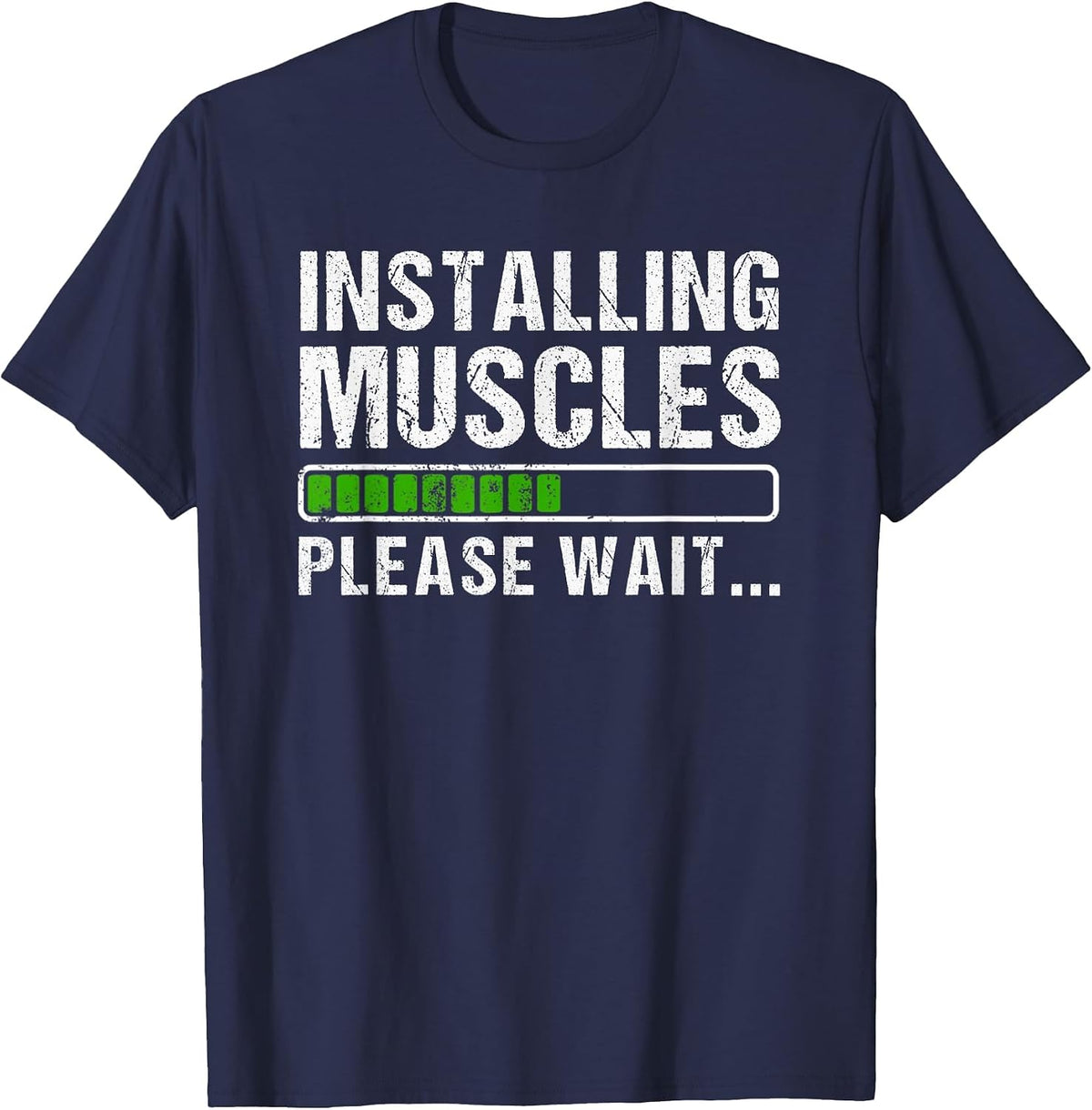 Installing Muscles T-Shirt T-Shirt - Navy Blue