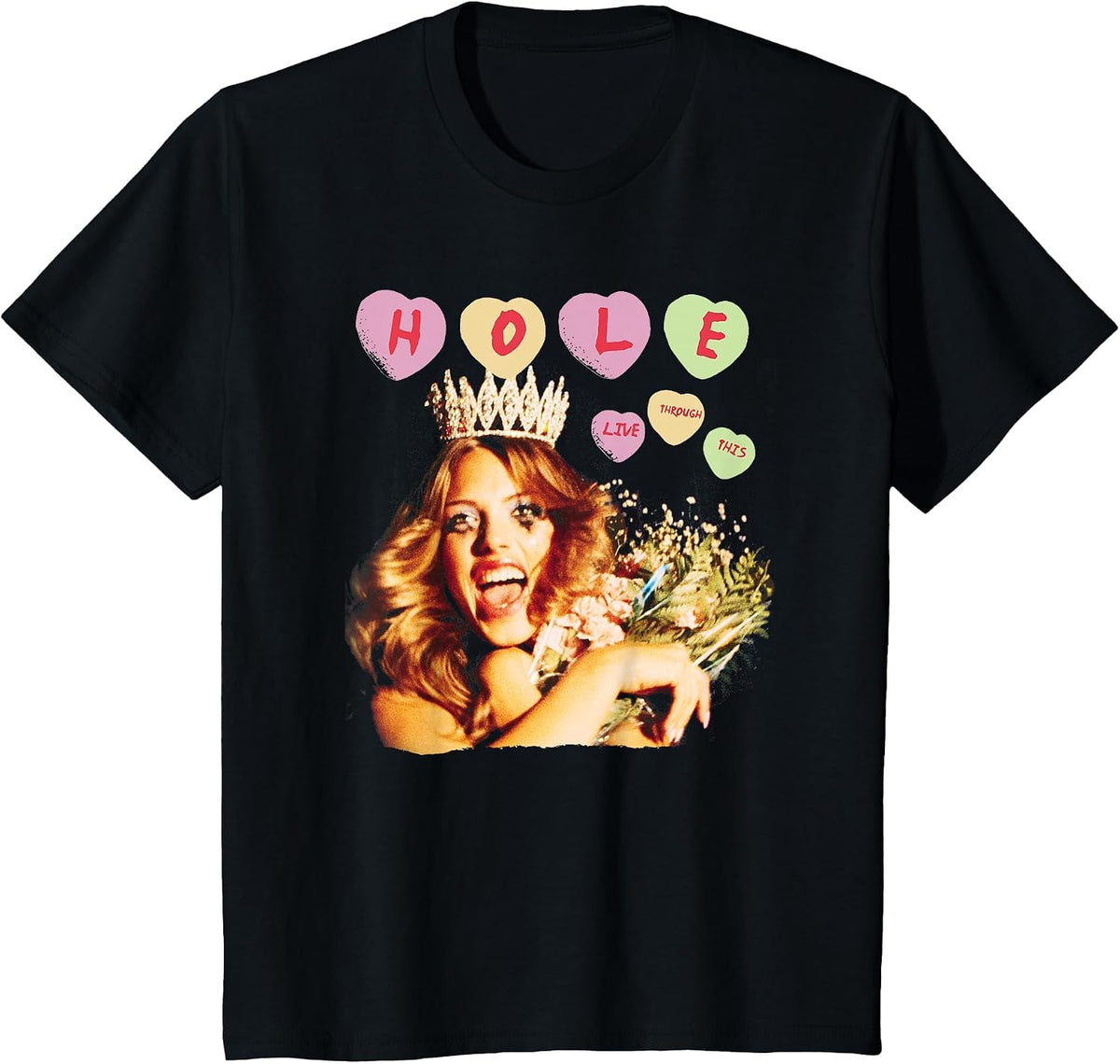 Hole - Live Through This T-Shirt - Black