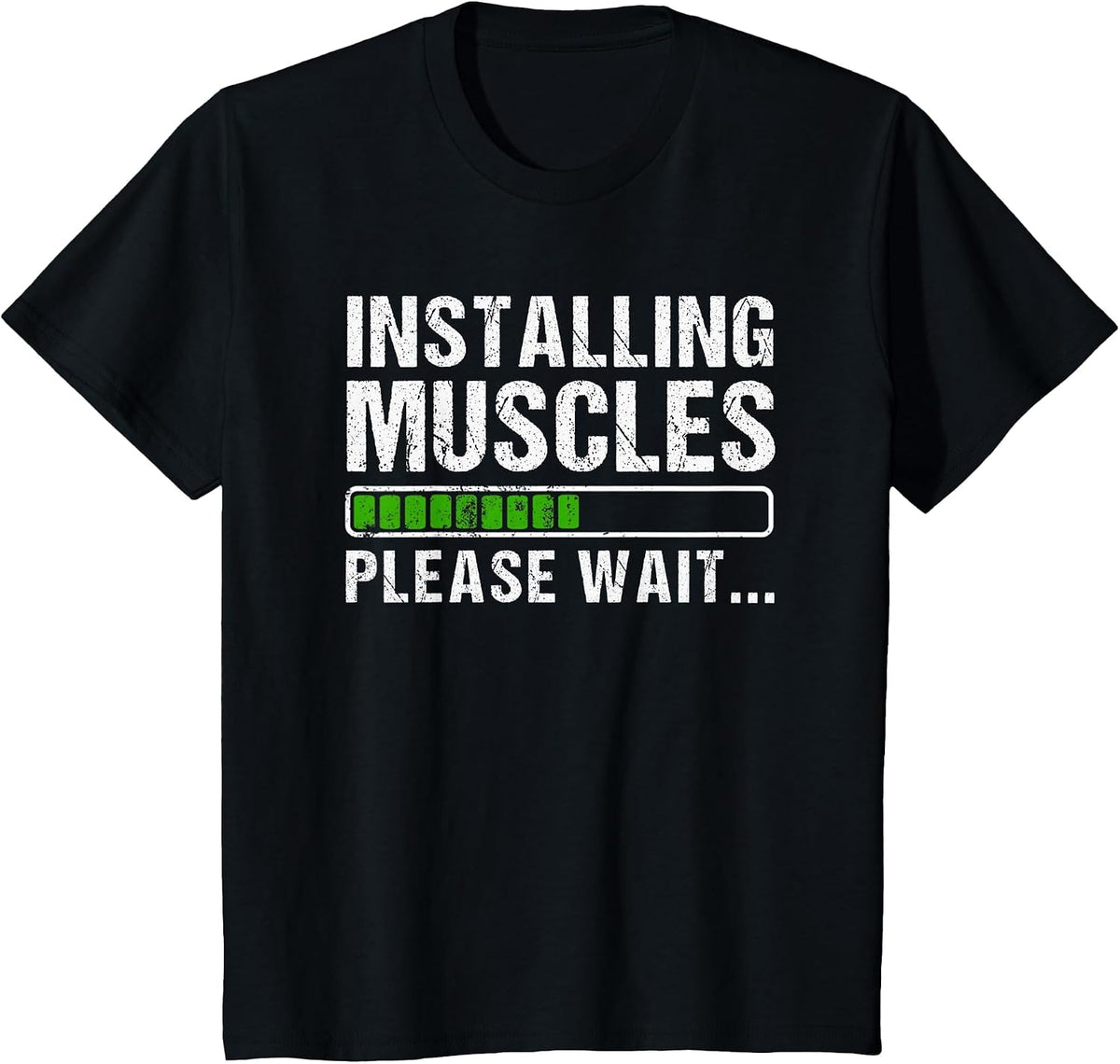 Installing Muscles T-Shirt T-Shirt - Black