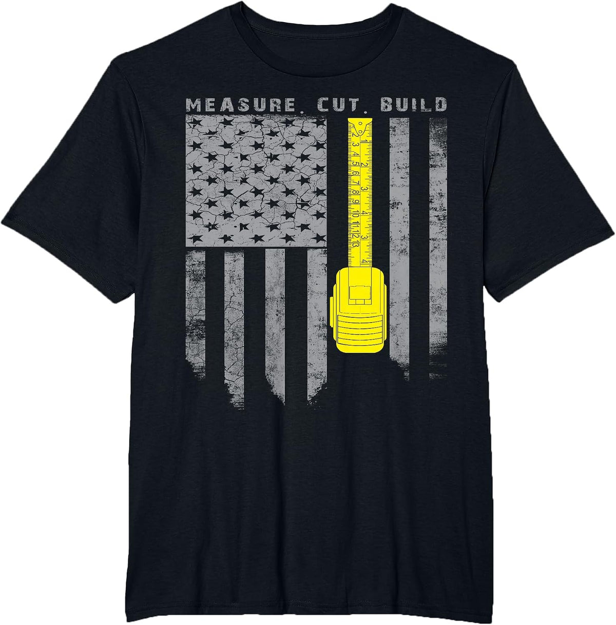 Funny Carpenter Shirts for Men T-Shirt - Black