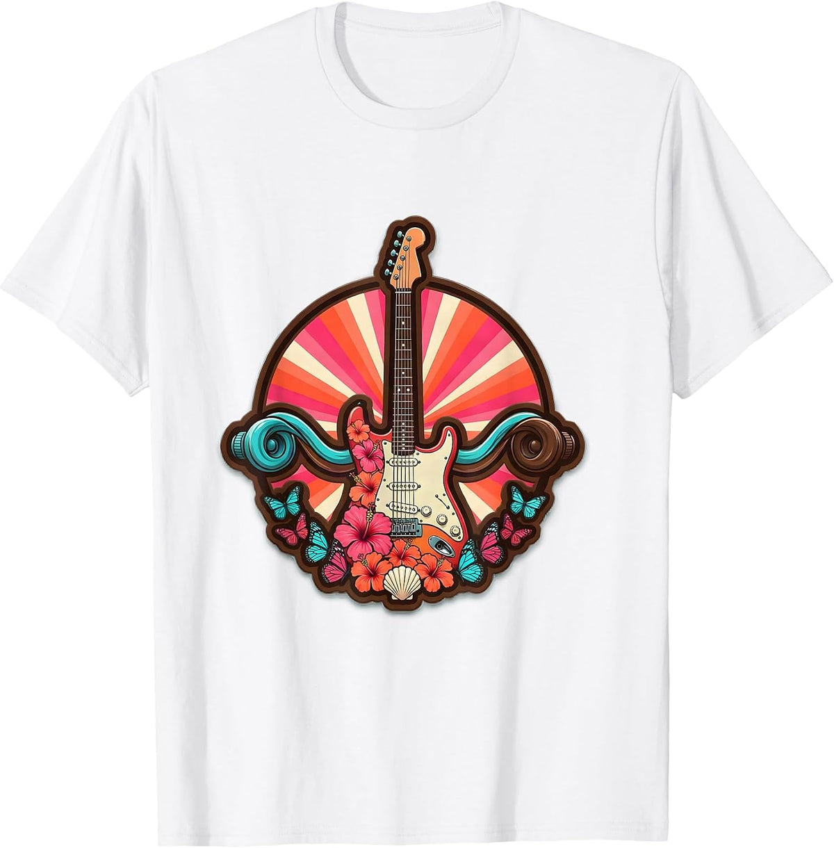 Men's 2000s Garage Band Kids Jamming in Basement T-Shirt - White