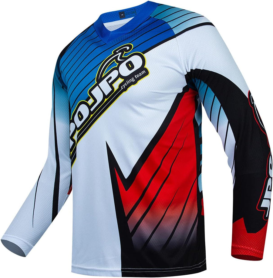 Hotlion Men's Motocross Jersey Dirt Bike Shirt Road Off-raod Cycling Jersey Long Sleeve Racewear - A16cu9009b