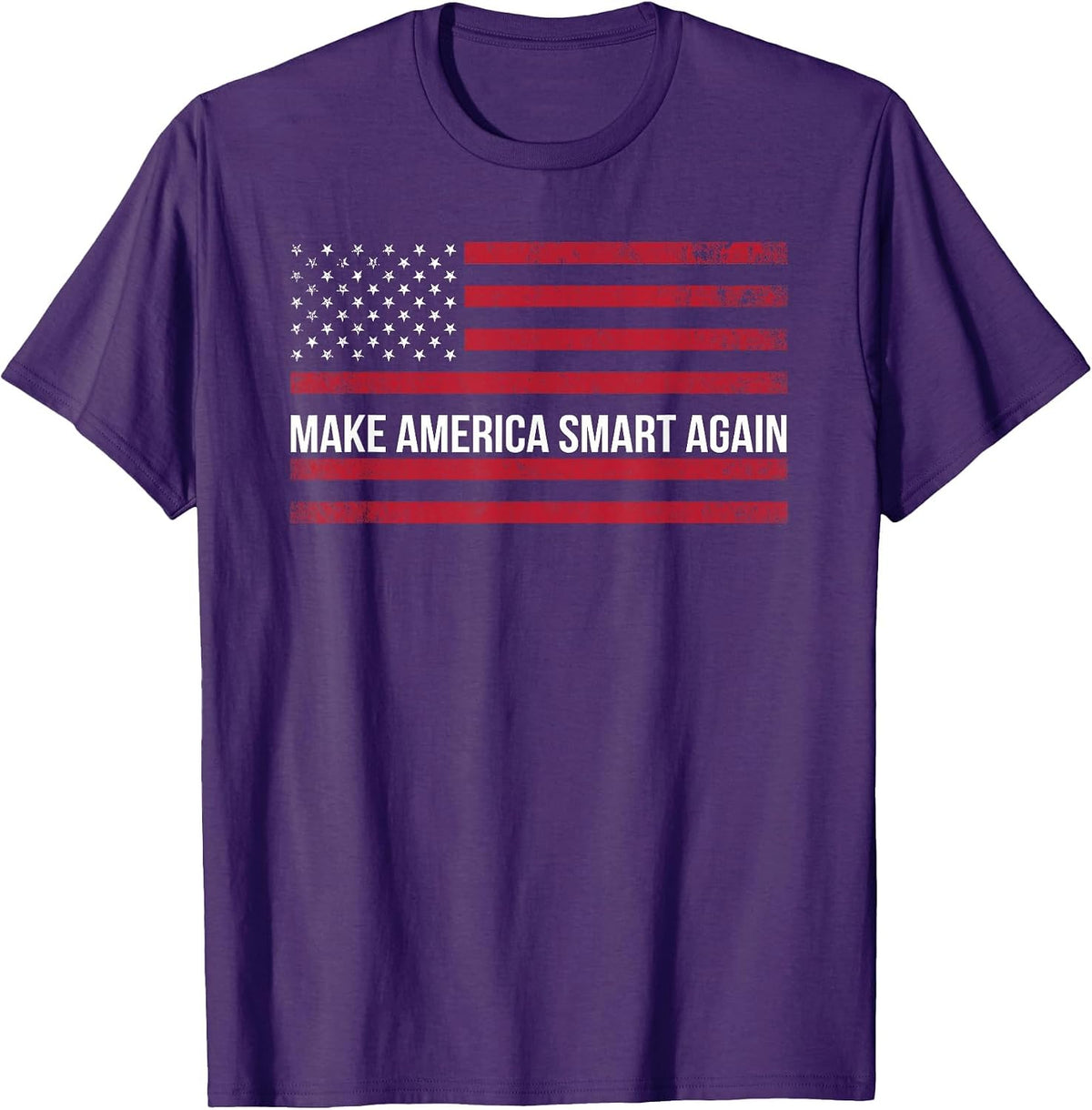 Make America Smart Again T-Shirt Science March Earth Day Top T-Shirt - Purple