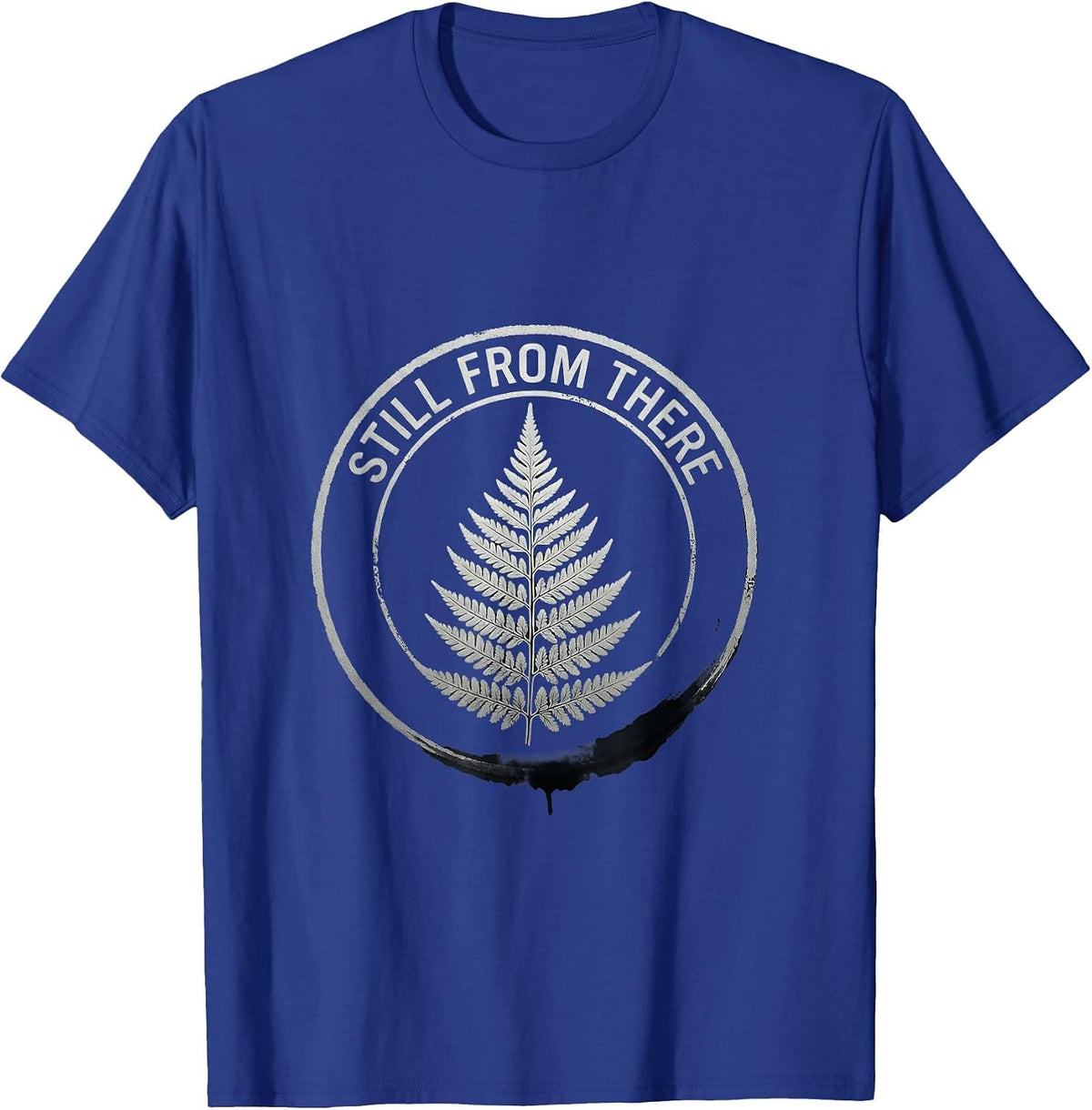 Still From There New Zealand Rugby Fan National Pride T-Shirt - Royal Blue