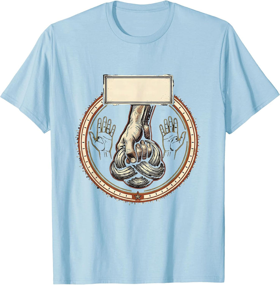 Men's Seal Knot Massage Therapist Occupational Humor Gift T-Shirt - Baby Blue