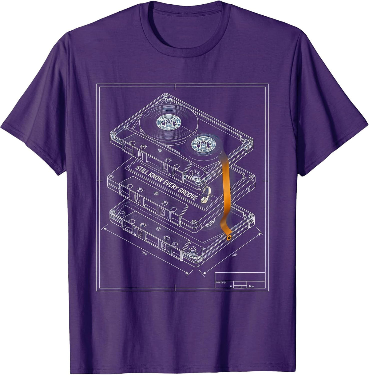 Still Know Every Groove 90s R&B Music Fan Retro T-Shirt - Purple