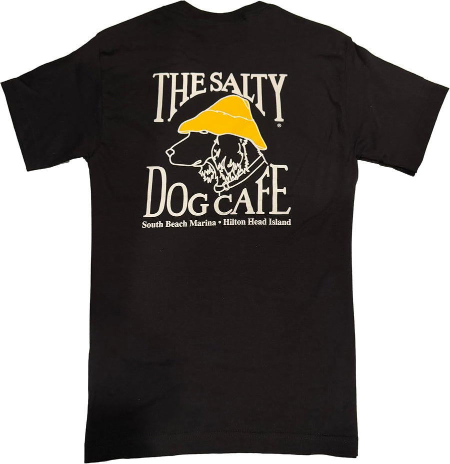 Salty Dog Original Short Sleeve T-Shirt - Mens, Womens, Unisex - Black