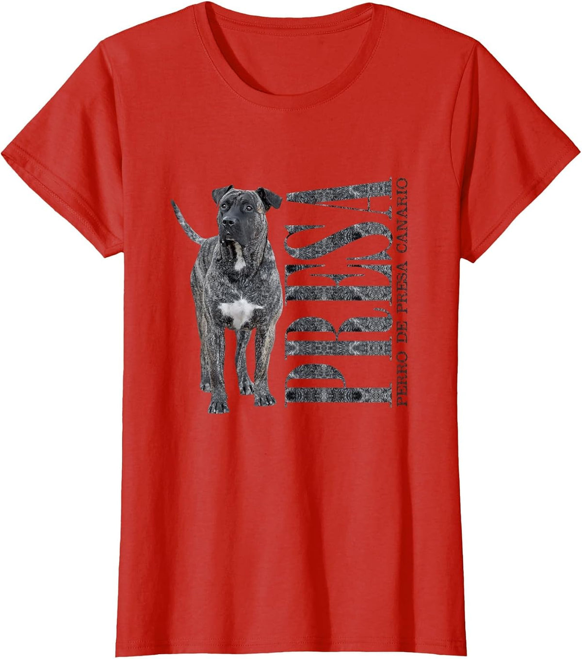 Perro de Presa Canario - Dogo Canario T-Shirt - Red