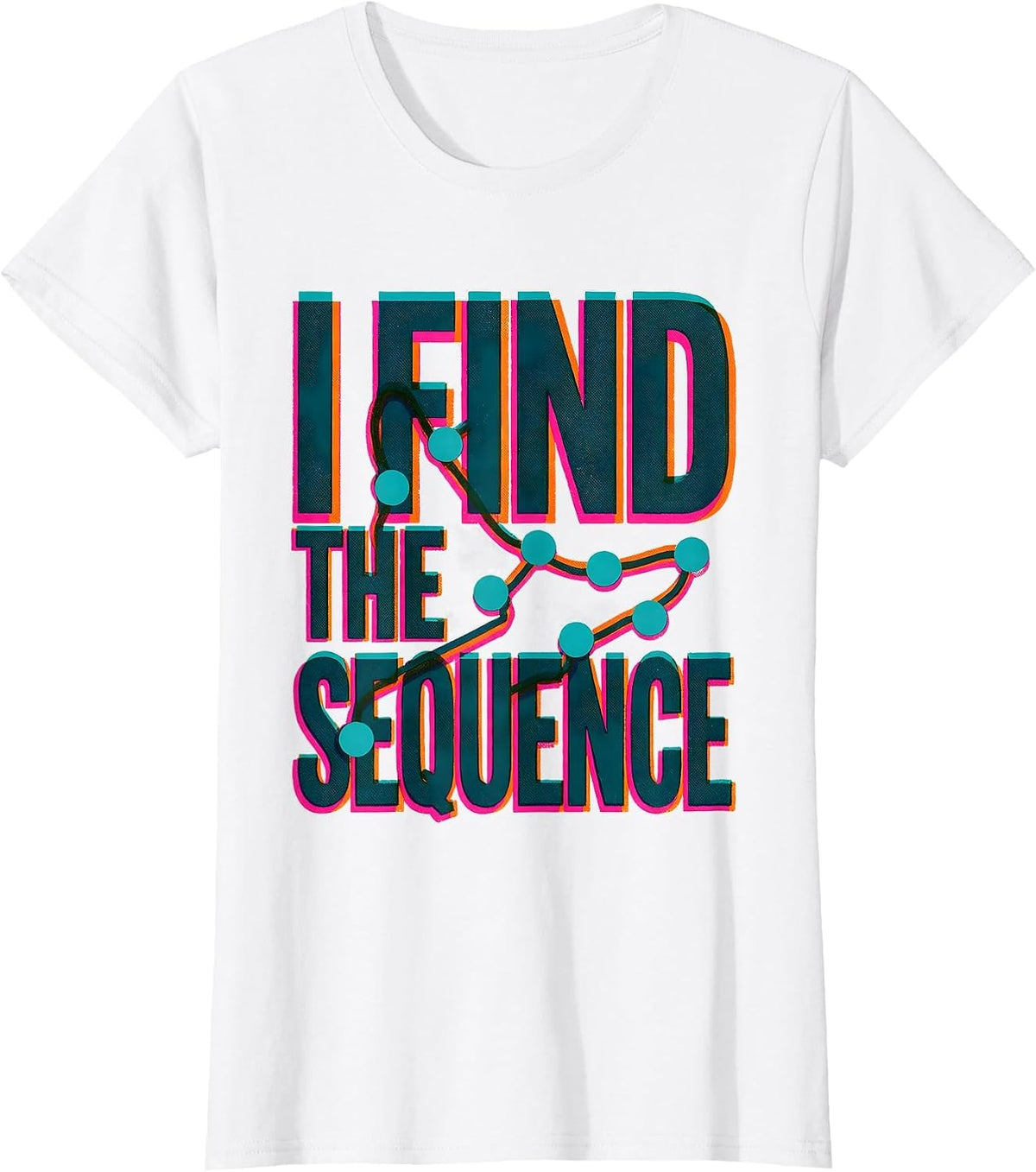 I Find The Sequence Funny Rock Climbing Bouldering Gift T-Shirt - White
