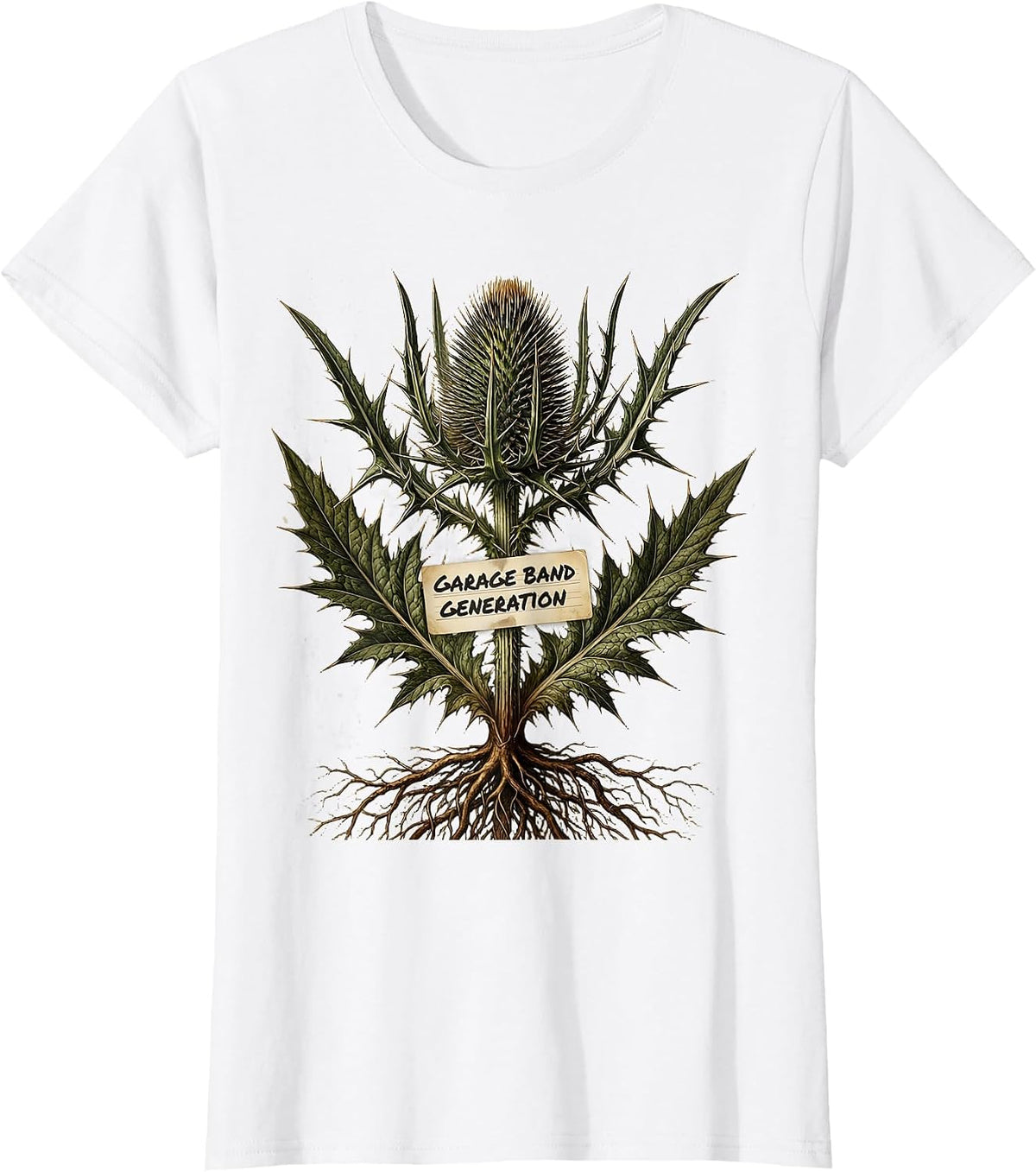 Garage Band Generation 90s Rock Music Design T-Shirt - White