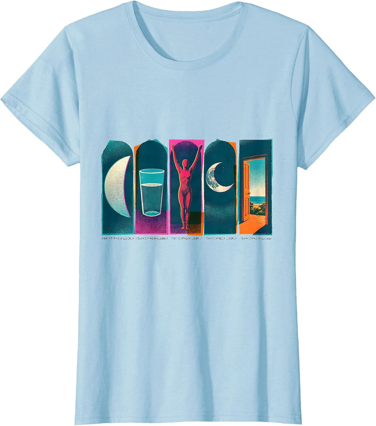 I Teach Coping Skills Daily Encouraging Counselor Mental T-Shirt - Baby Blue