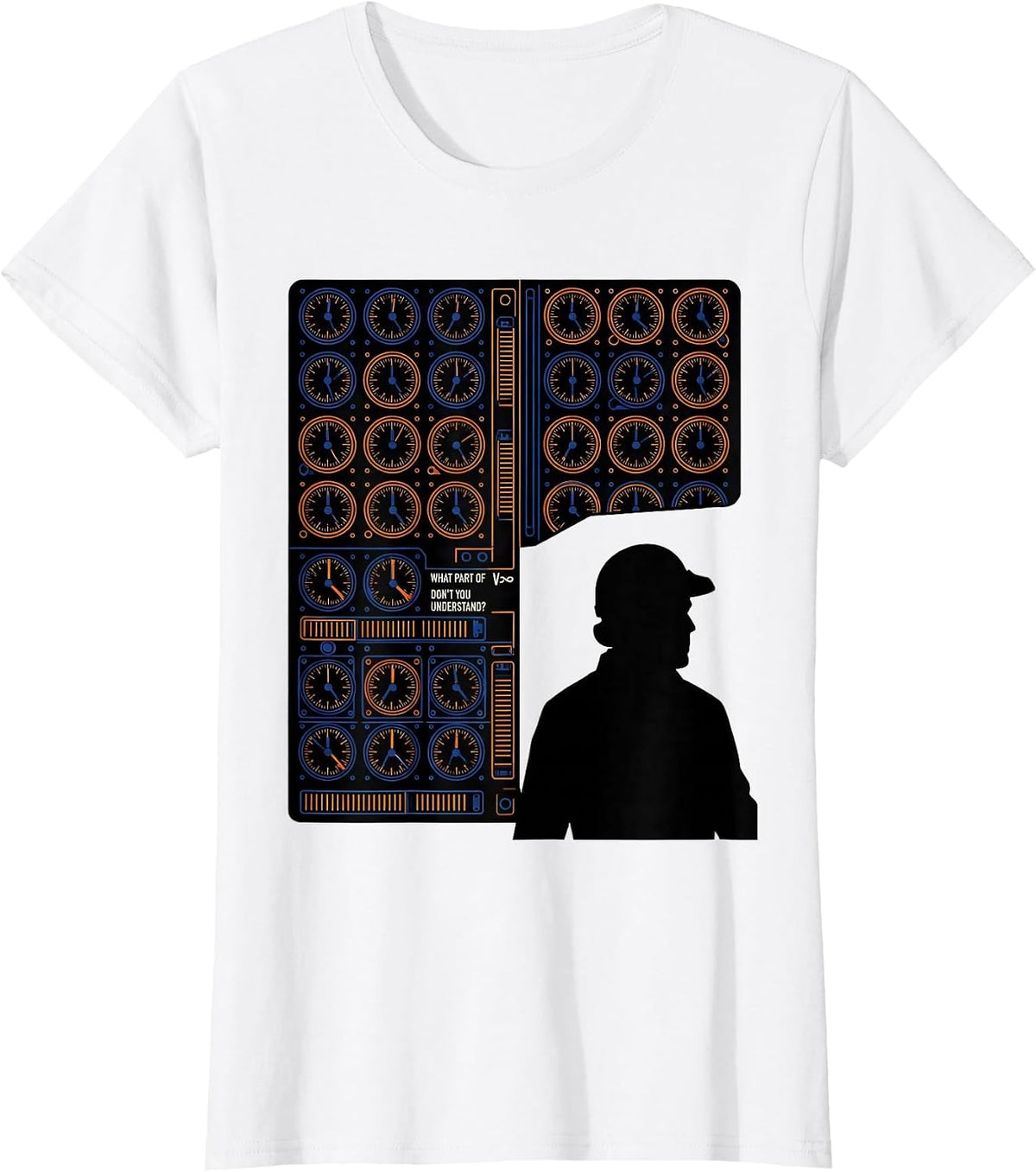What Part Of V∞ Don't You Understand? Aerospace Engineer CNC T-Shirt - White