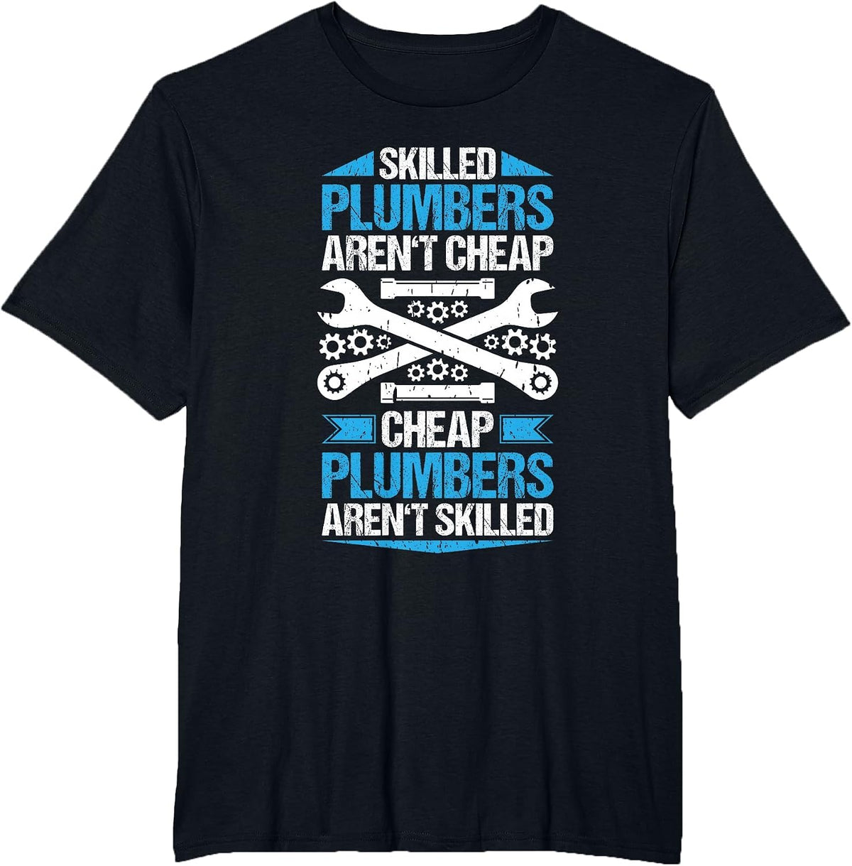 Plumbing Skilled Plumber T-Shirt - Black