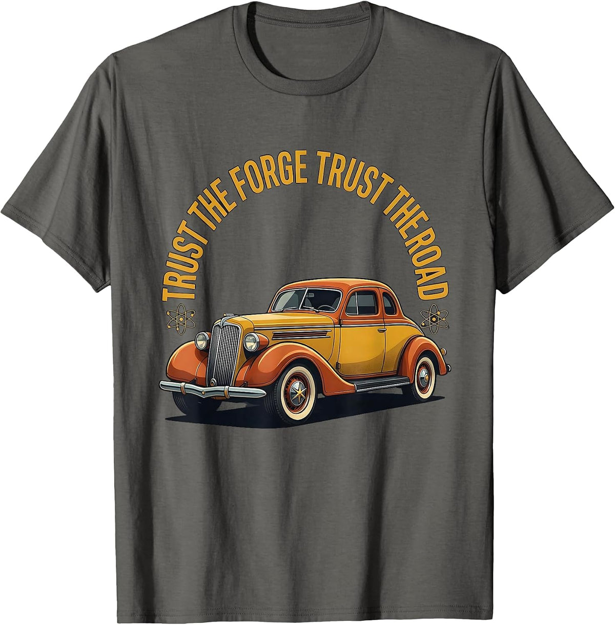 Men's Valley Forge Automotive Trust the Forge Trust the Road T-Shirt - Asphalt Grey