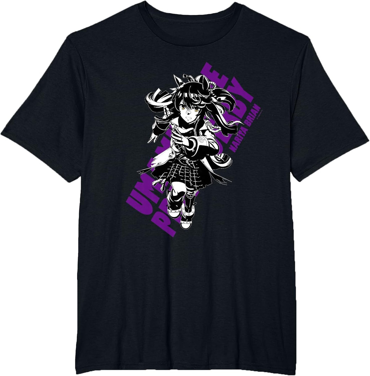 Umamusume: Pretty Derby Narita Brian T-Shirt - Black