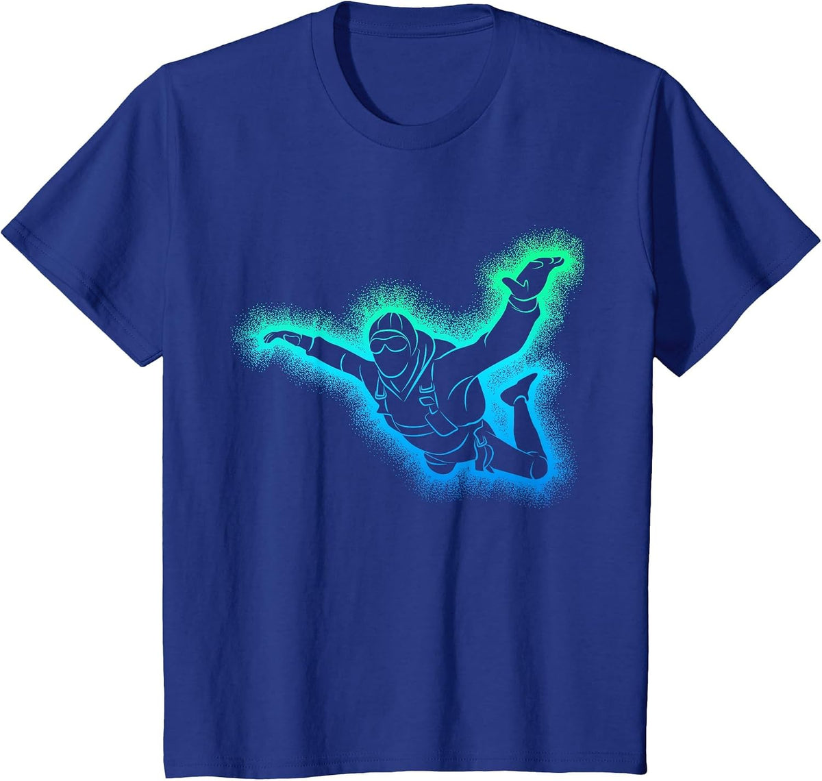 Skydiver Skydiving Parachutist Parachuting T-Shirt - Royal Blue