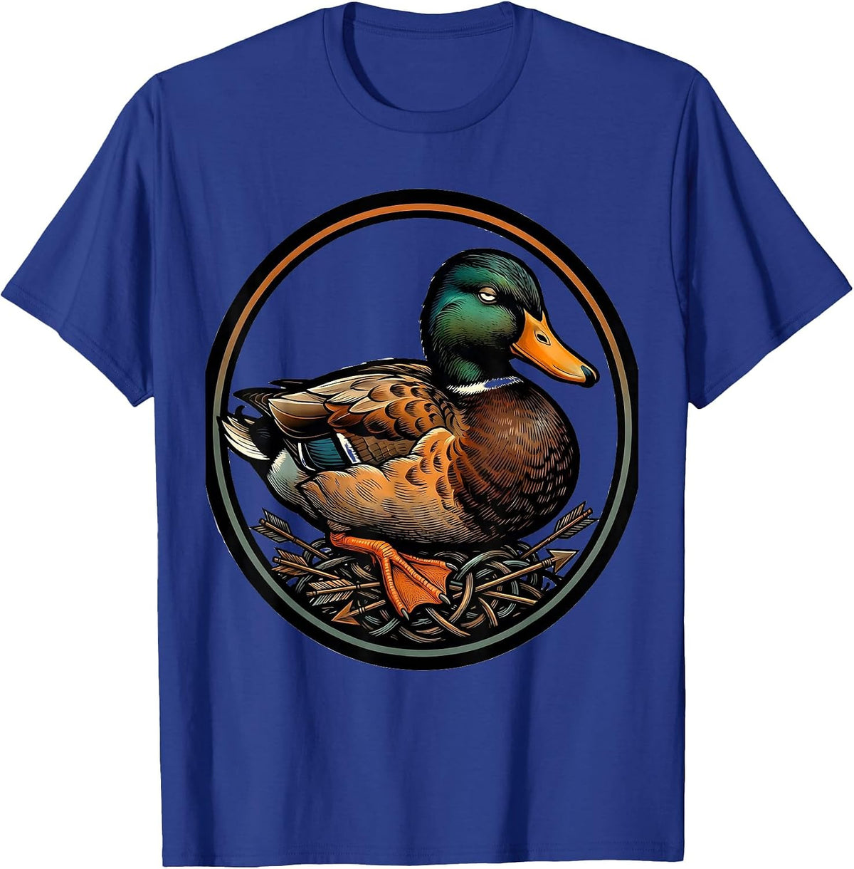 Men's Duck Knot Humor Novelty Gift for Duck Lovers T-Shirt - Royal Blue
