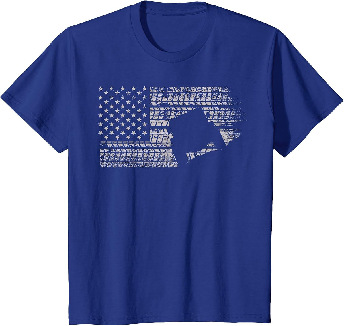 Off Roading Quad ATV Apparel Off Road Quad ATV T-Shirt - Royal Blue