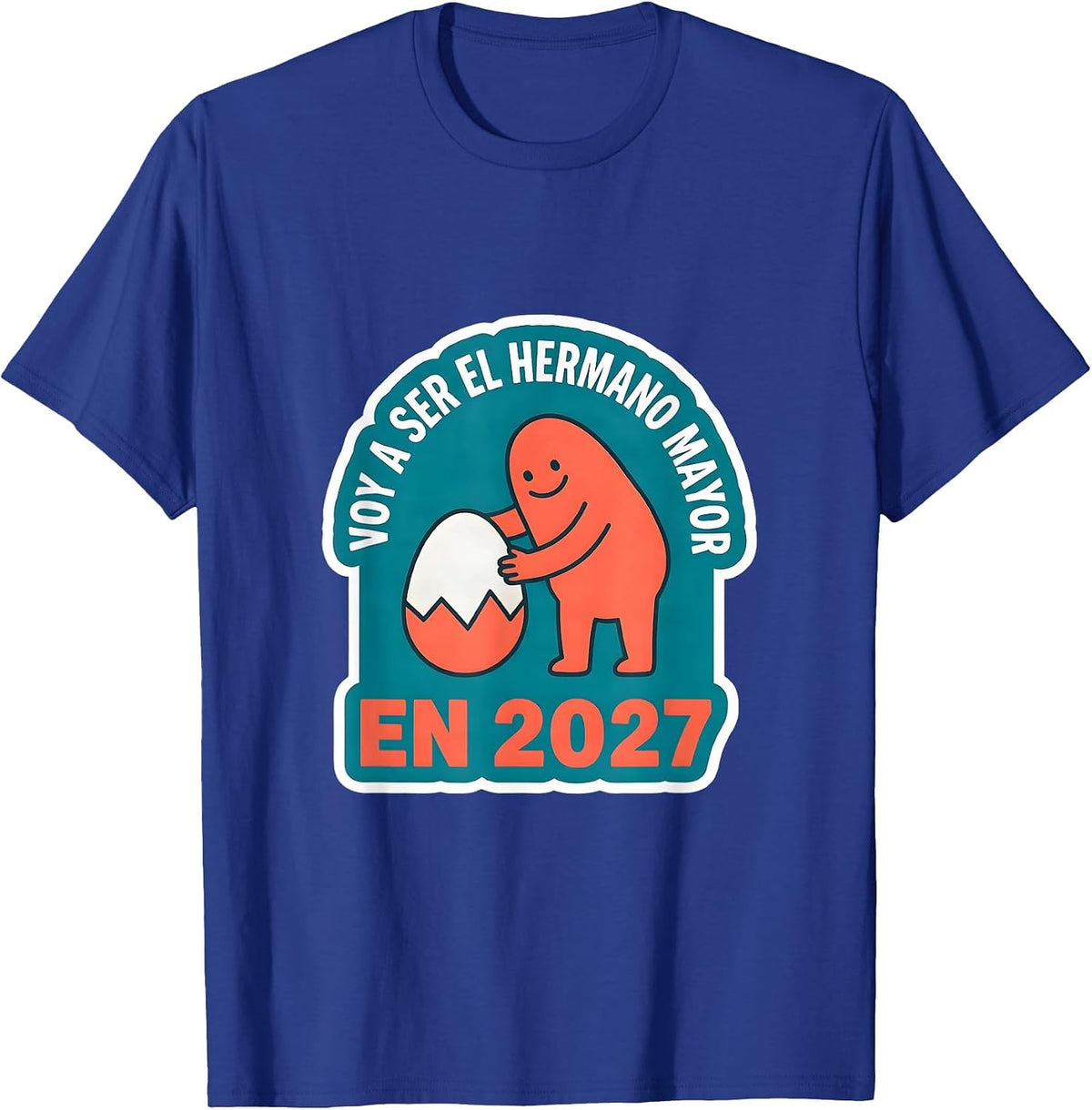 Voy a ser el hermano mayor en 2027 Spanish Big Brother T-Shirt - Royal Blue