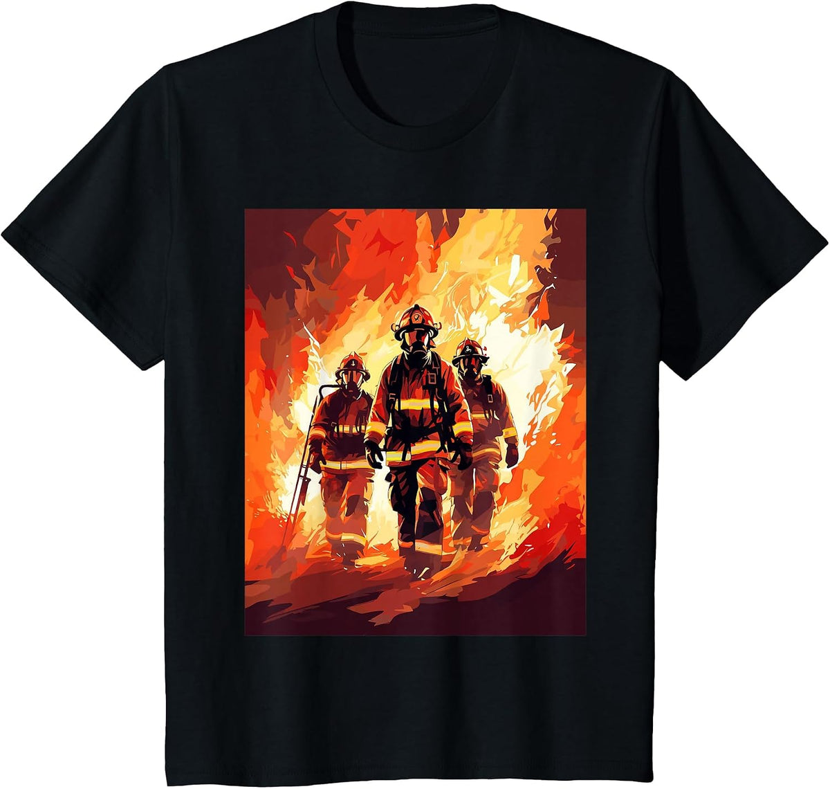 Firefighter Squad - Firefighter & Fireman T-Shirt - Black