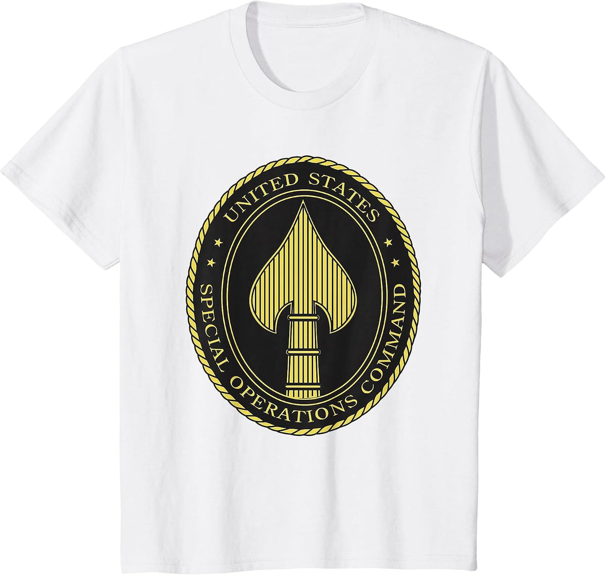 US Special Operations Command USSOCOM SOCOM Military Morale T-Shirt - White