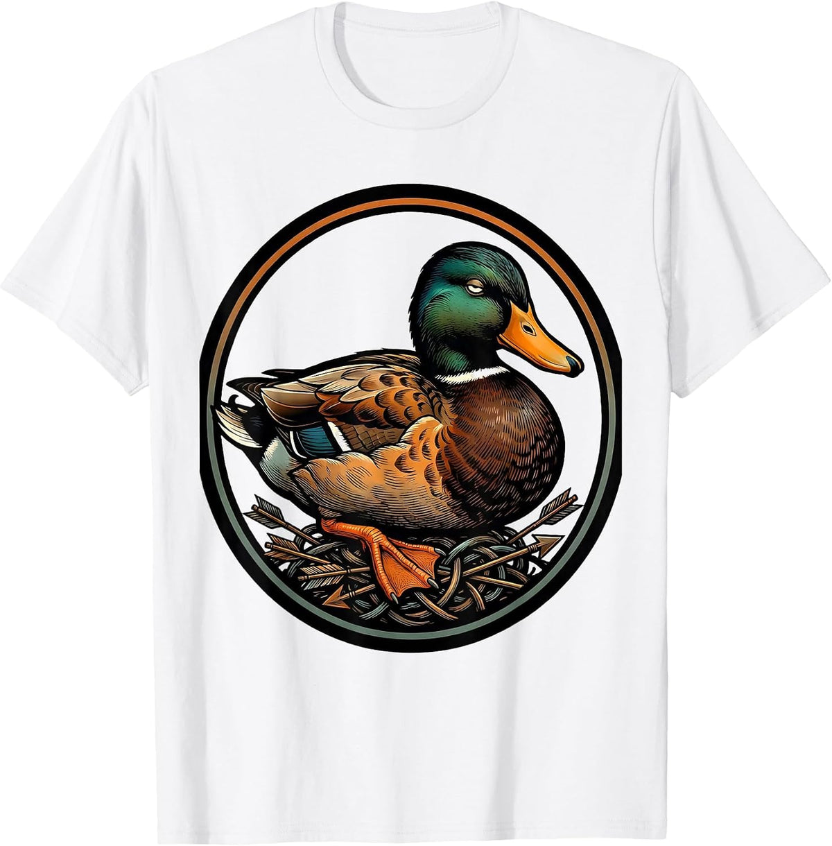 Men's Duck Knot Humor Novelty Gift for Duck Lovers T-Shirt - White