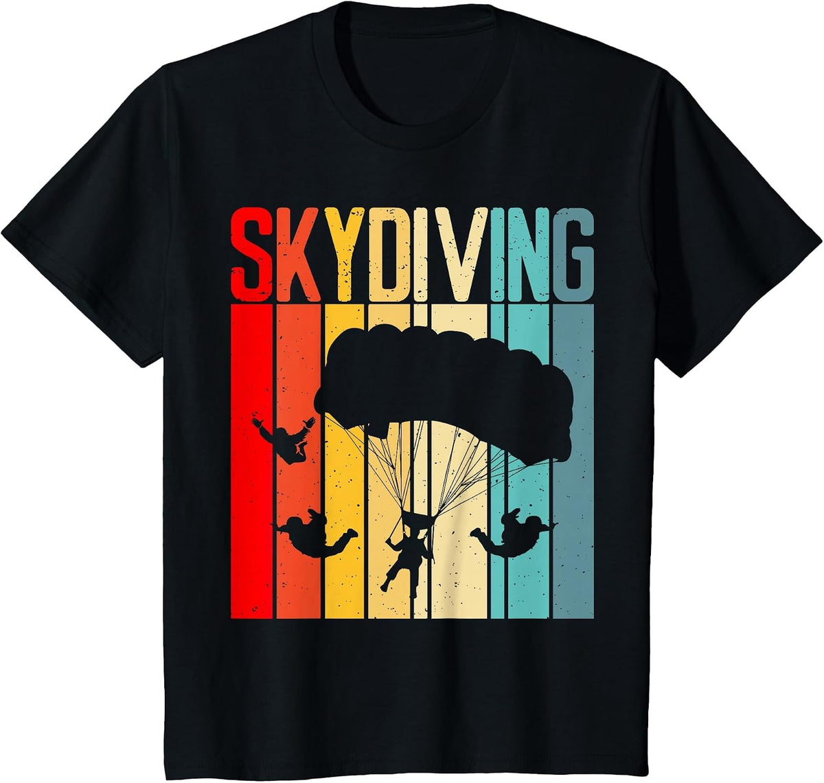 Skydiving T-Shirt - Black