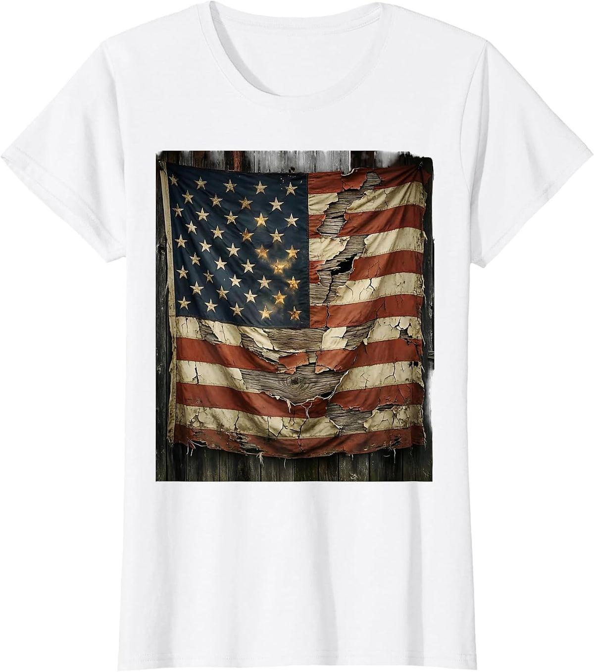 Rifle Bayonet In Sand With Helmet Memorial Graphic T-Shirt - White