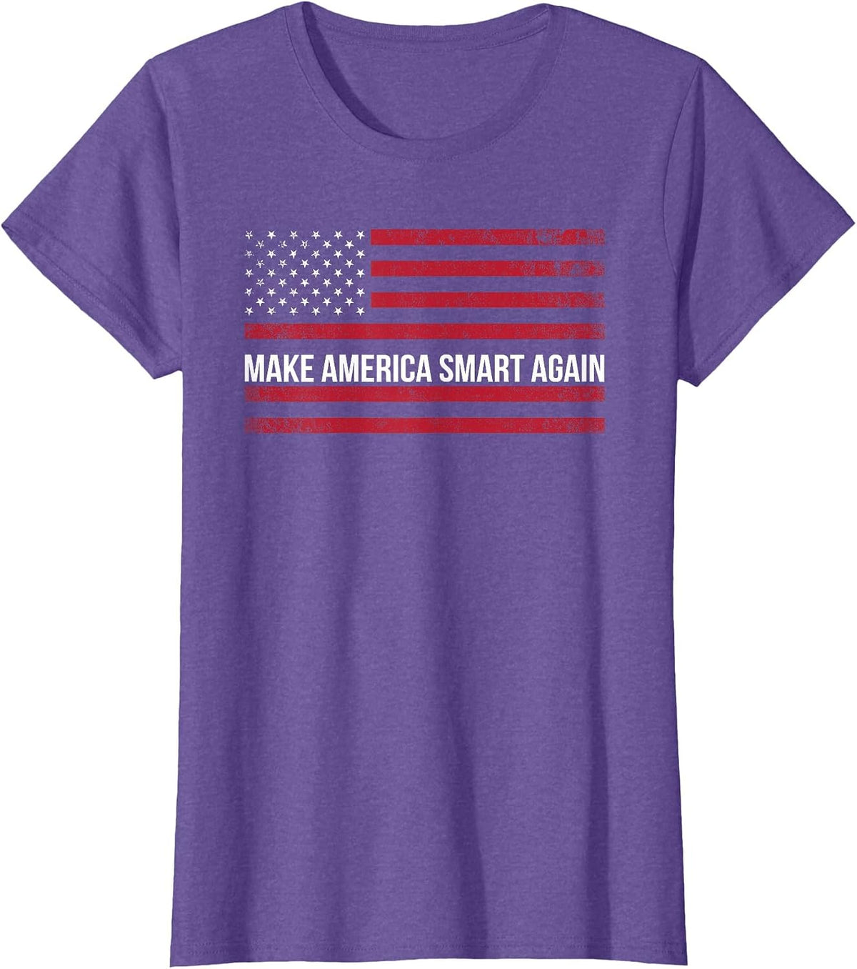 Make America Smart Again T-Shirt Science March Earth Day Top T-Shirt - Purple Heather