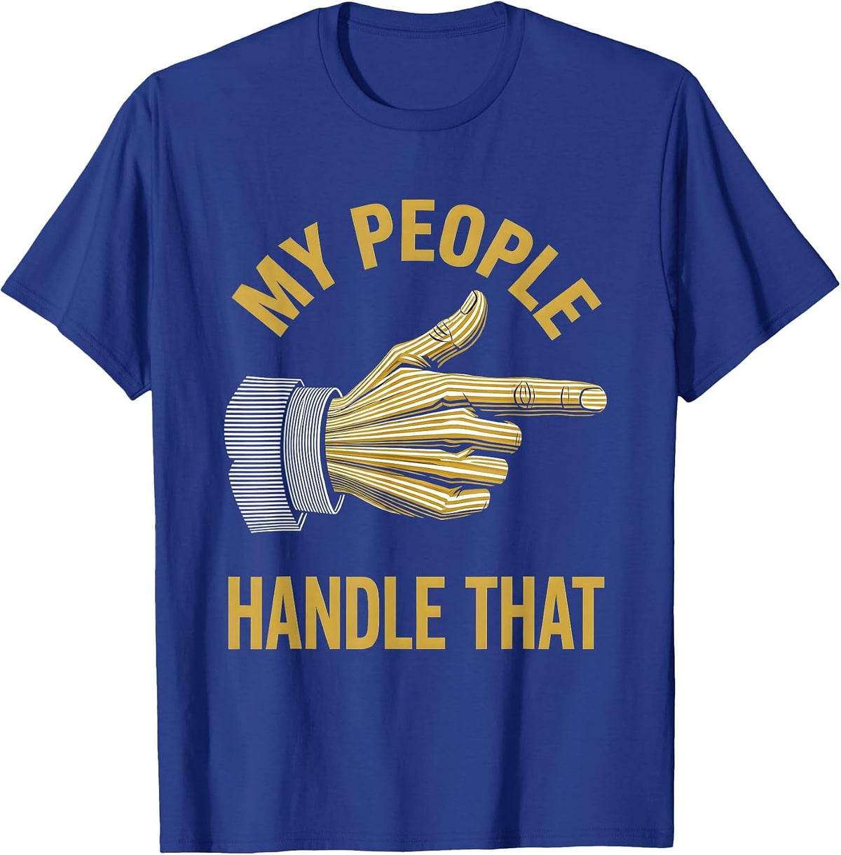 Men's I Cant But I Know A Guy Delegator Design T-Shirt - Royal Blue