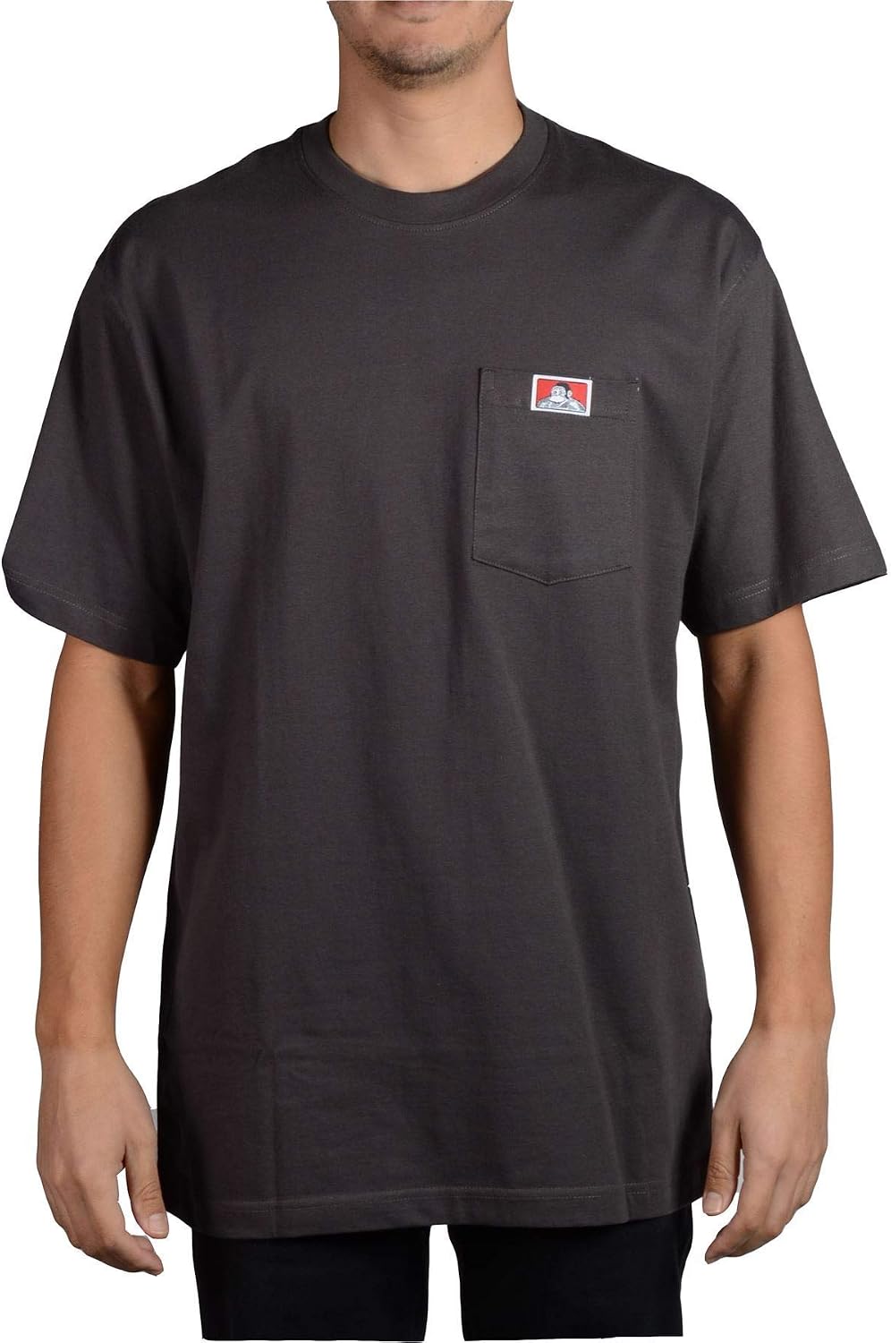 Heavy Duty Short Sleeve Pocket T-Shirt - Charcoal