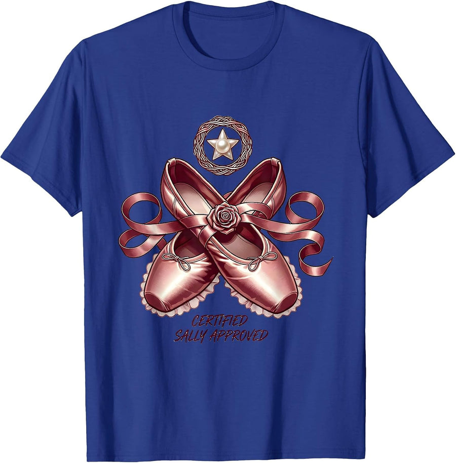 Certified Sally Approved Funny Name Design T-Shirt - Royal Blue