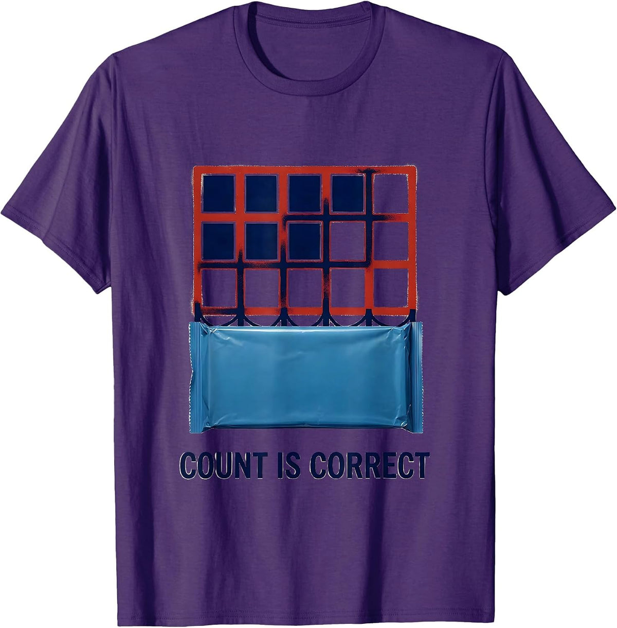 Count Is Correct Funny Surgical Tech Scrub Tech Appreciation T-Shirt - Purple